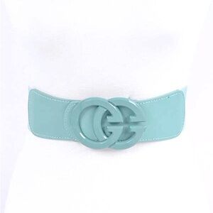 One Size Logo Elastic Statement Belt